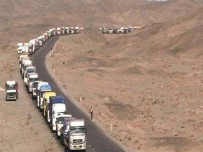 صادرات 424 هزار و88 تن کالا از پایانه مرزی ماهیرود