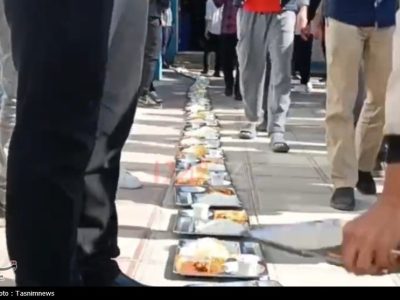 شپش در غذای دانشجویان دانشگاه فرهنگیان زنجان / دانشجویان اعتصاب غذا کردند!