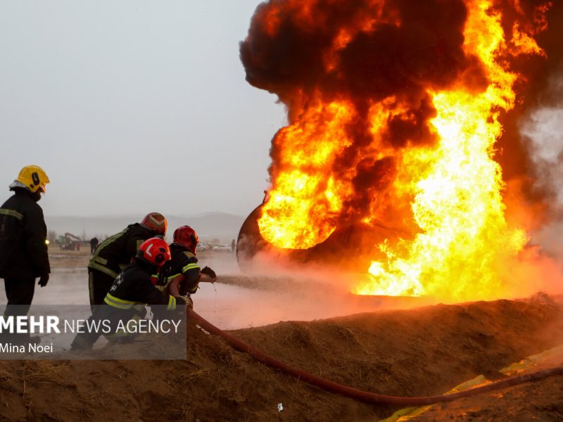 مانور تمام عیار زلزله آذربایجان با نام شهید مهدی زرتاجی