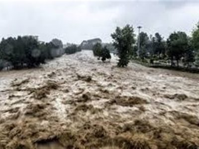 عملیات جستجوی برای یافتن یک جسد در سیل دهدشت فیلم