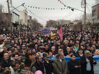 حضور حماسی مردم شهرستان مرند در راهپیمایی ۲۲ بهمن – آژانس خبری  ملت آزاد آنلاین |