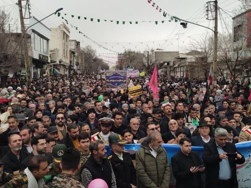 حضور حماسی مردم شهرستان مرند در راهپیمایی ۲۲ بهمن – آژانس خبری  ملت آزاد آنلاین |