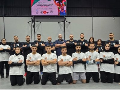 همبستگی روی تشک؛ پایان نخستین فاز توسعه ملی کشتی فلسطین با حمایت UWW