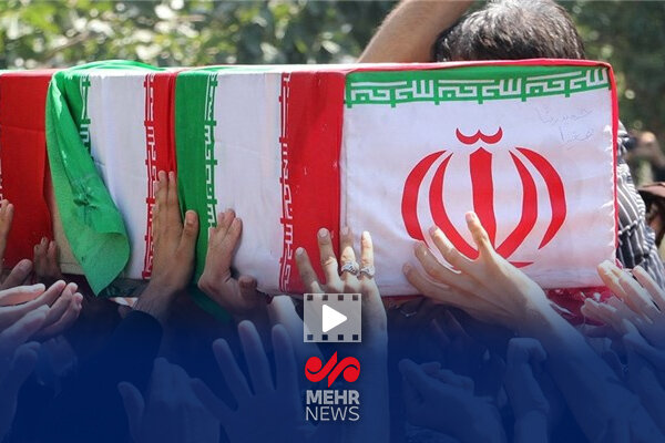 ورود پیکر پاک شهدای اقتدار به محل تشییع در تبریز – آژانس خبری  ملت آزاد آنلاین |