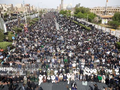 آژانس خبری  ملت آزاد آنلاین |  | Mehr News Agency – راهپیمایی مردم ایران در محکومیت حملات آمریکایی