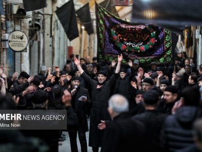 عزاداری شهادت حضرت علی (ع) در بازار تبریز
