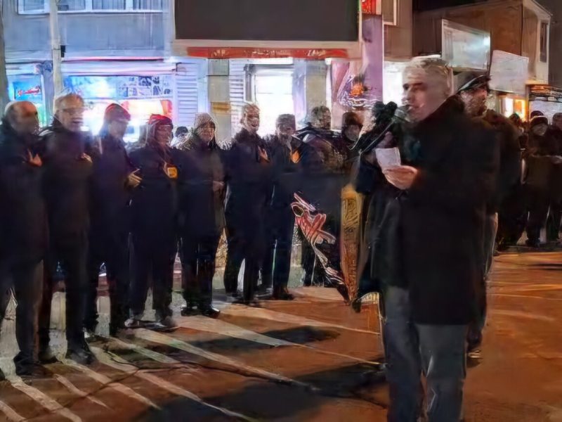 عزاداری در سوگ رهبر شهید و بیعت با سومین رهبر انقلاب در هریس – آژانس خبری  ملت آزاد آنلاین |