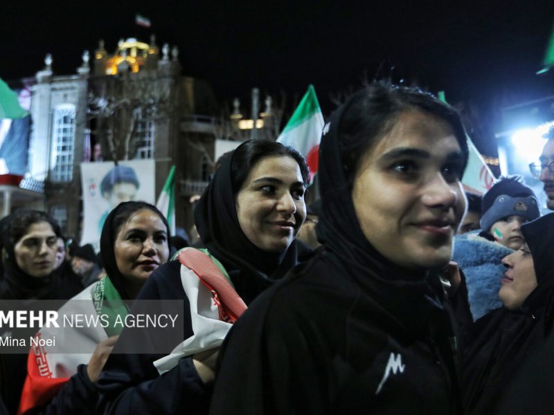 استقبال از تیم ملی فوتبال بانوان در تبریز