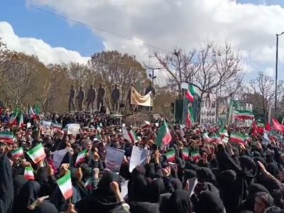 حضور گسترده مردم تبریز در مراسم تشییع شهدای جنگ رمضان