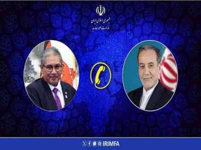 گفتگوی تلفنی وزرای امور خارجه جمهوری اسلامی ایران و برونئی