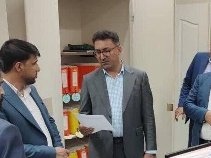 بازدید رئیس کل دادگستری هرمزگان از حوزه قضایی شهرستان میناب