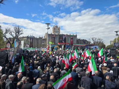 مراسم بزرگداشت چهلمین روز شهادت رهبر فرزانه انقلاب در تبریز آغاز شد