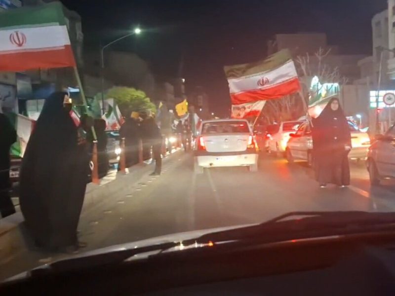 تداوم برپایی کاروان خودرویی شبانه در تبریز