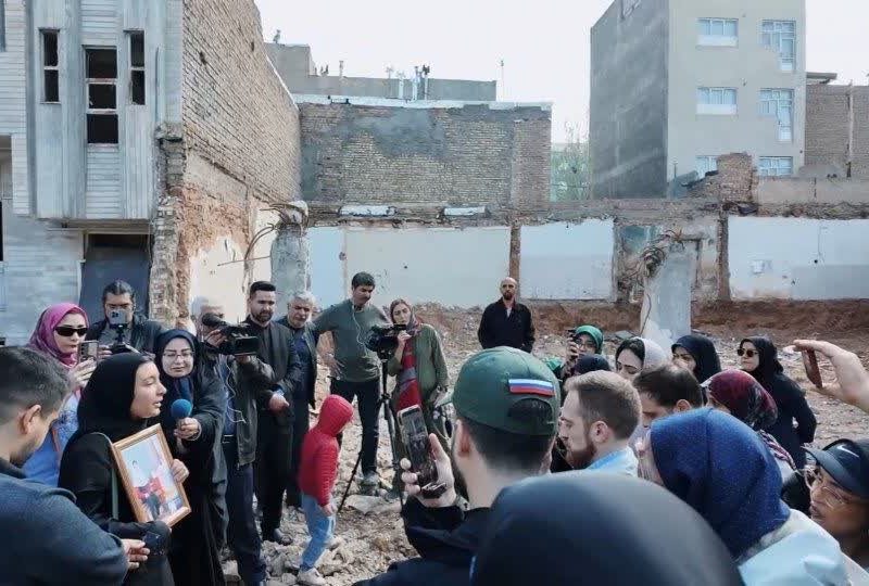 بازدید خبرنگاران خارجی از محله قره‌باغی تبریز