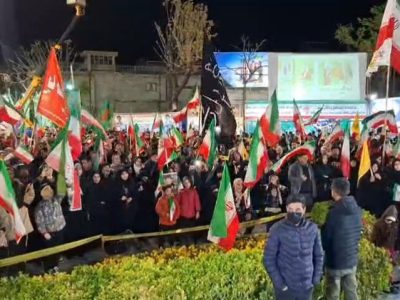 پنجاه‌وپنجمین شب حماسه‌سازی مردم تبریز در خیابان‌ها و میادین شهر