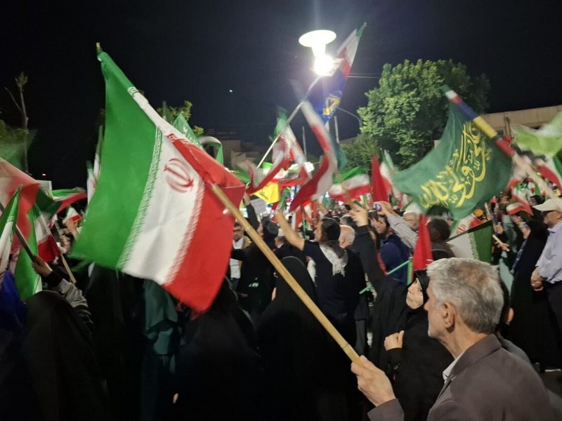 نوای «حیدر حیدر» تبریزی‌ها در نود و نهمین اجتماع شبانه بیعت با رهبری