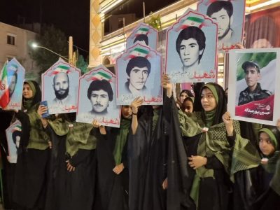 فریاد «هیهات من الذله» هریسی‌ها در صدودومین اجتماع شبانه بیعت با رهبری