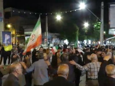 اجتماع شبانه هریسی‌ها در شب صد و چهارم بیعت با رهبری