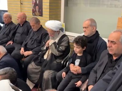حضور مسعود پزشکیان در تبریز و عزاداری در روز عاشورا