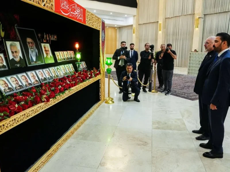 نخست وزیر عراق با رییس مجلس دیدار کرد