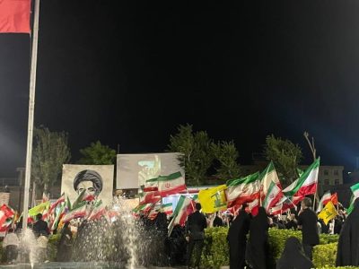 حضور پرشور مردم تبریز در صد و بیست و سومین اجتماع شبانه بیعت با رهبری