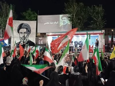 فریاد «آذربایجان اویاخدی، انقلابا دایاخدی» در اجتماع شبانه مردم تبریز