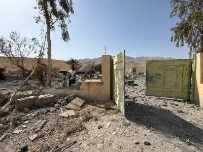 یک واحد تولید آب معدنی در شهرستان دهلران هدف حمله دشمن قرار گرفت