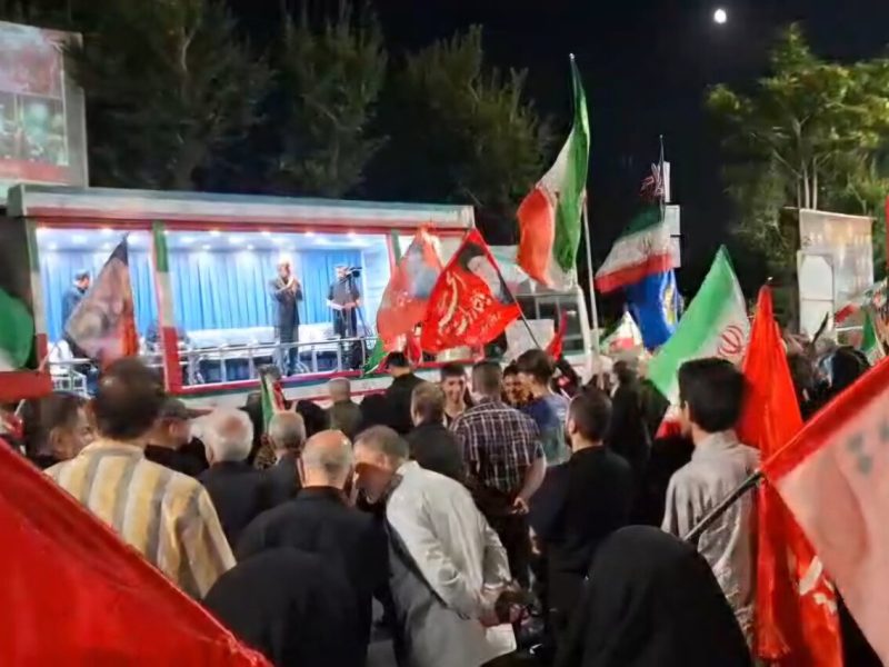 اجتماع شبانه مردم تبریز در بیعت با رهبری به شب ۱۵۶ رسید